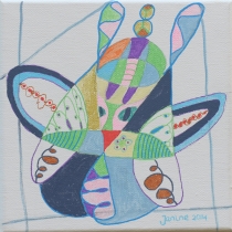 Coming out of an egg