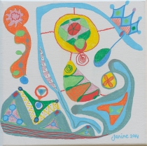 Flying around in a car